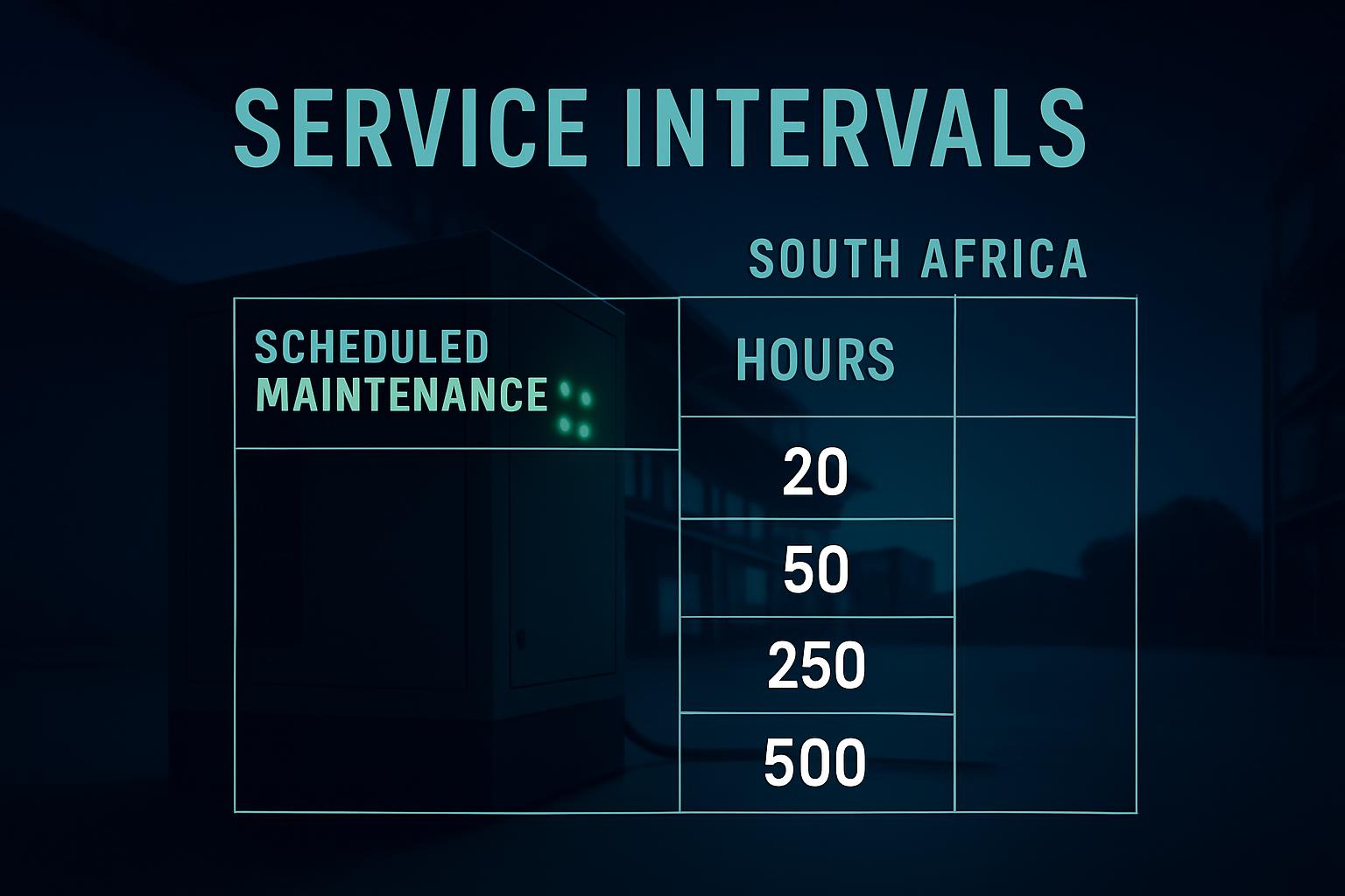Service intervals